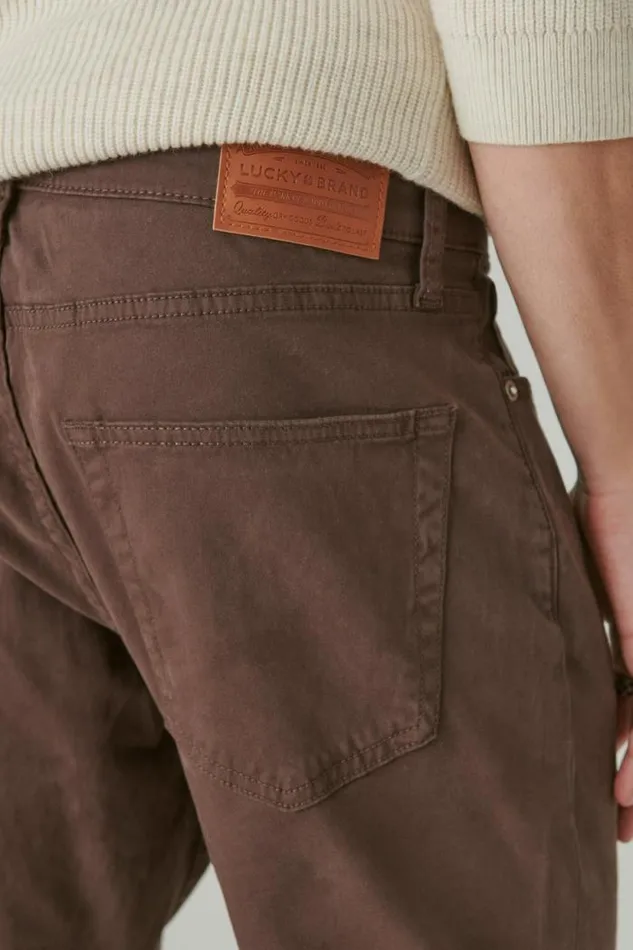 Lucky Brand 412 Athletic Slim Sateen Stretch Jean Ebony Men Pants
