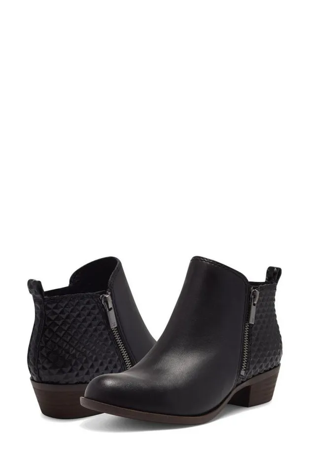 Lucky Brand Basel Bootie Charcoal Women Shoes