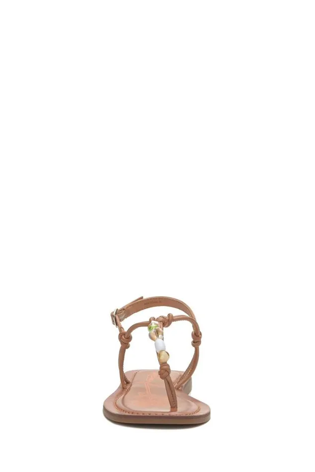 Lucky Brand Beiwen Strappy Shell Sandal Open Brownrust Women Shoes