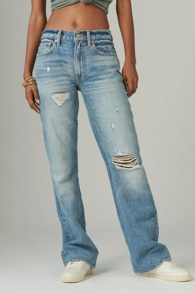 Lucky Brand Boyfriend Flare Easy Like Sunday Dt Women Jeans