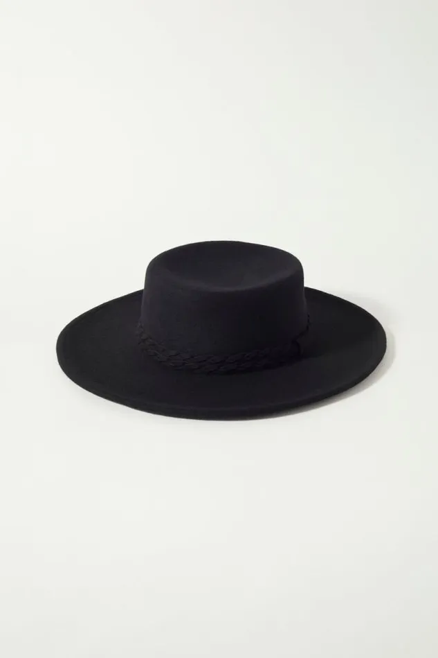 Lucky Brand Braided Band Boater Hat Black Women Hats Lucky Brand Braided Band Boater Hat Black Women Hats