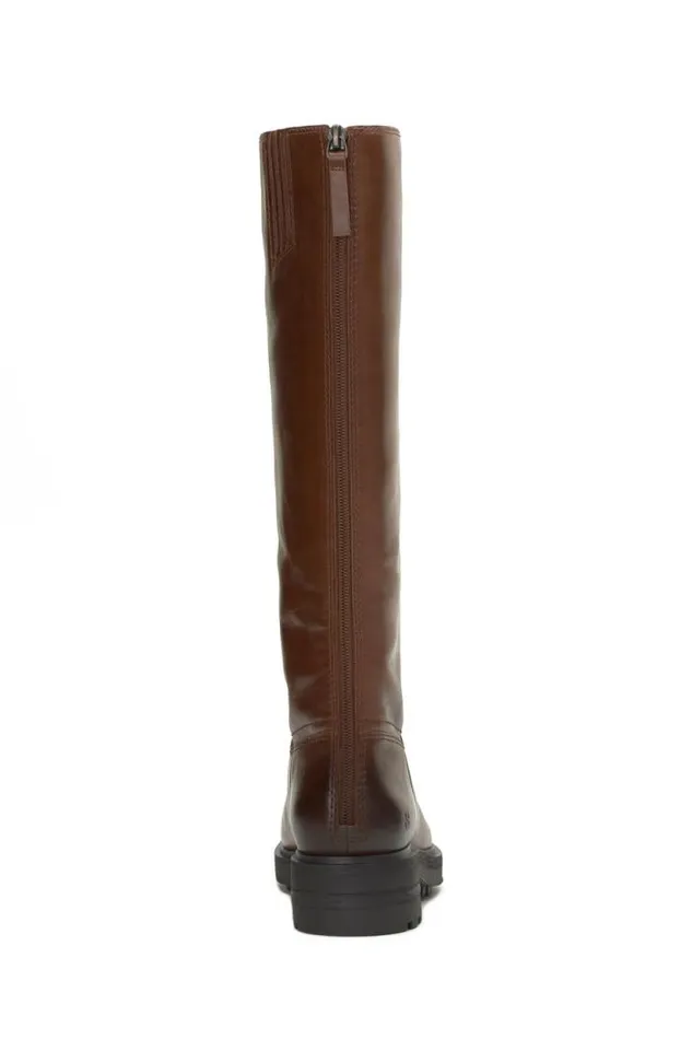 Lucky Brand Cirila Tall Boot Dark Brown Women Shoes