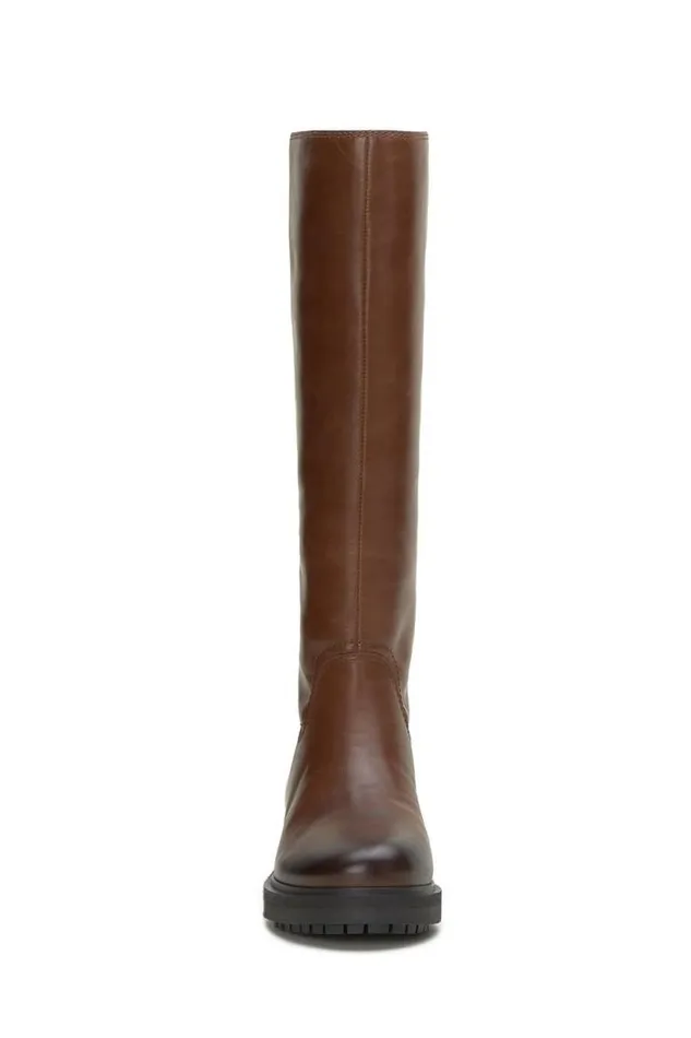 Lucky Brand Cirila Tall Boot Dark Brown Women Shoes