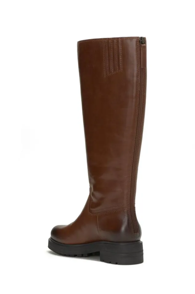 Lucky Brand Cirila Tall Boot Dark Brown Women Shoes
