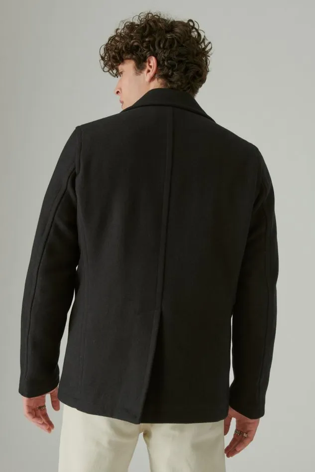 Lucky Brand Classic Peacoat Navy Men Jackets and Outerwear