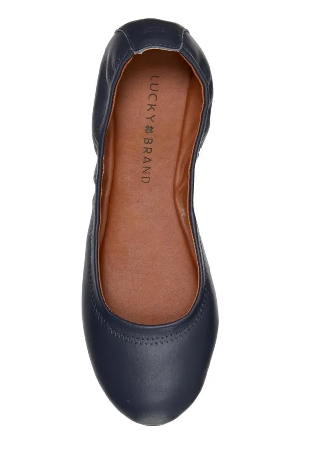 Lucky Brand Emmie Flats Navy Women Shoes