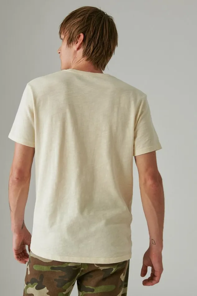 Lucky Brand Grateful Dead Jester Parchment Men Graphic Tees