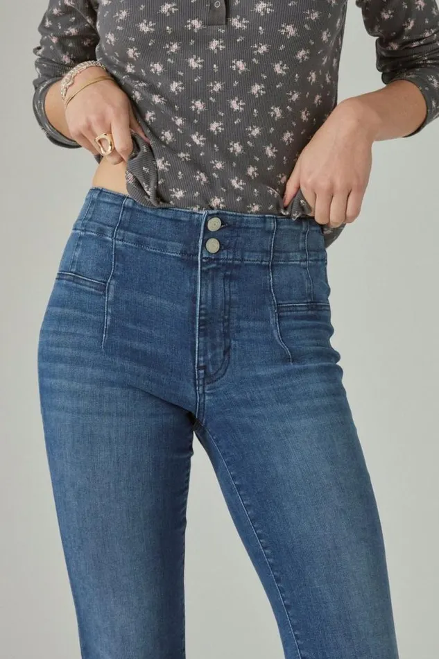Lucky Brand High Rise Stevie Flare Confidence Club Women Jeans