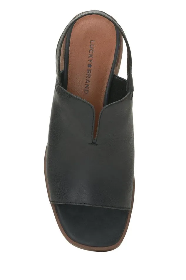 Lucky Brand Jaila Muled Heel Black Women Shoes