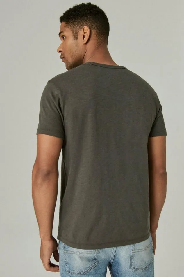 Lucky Brand King Of Diamonds Tee Black Mountain Men Graphic Tees