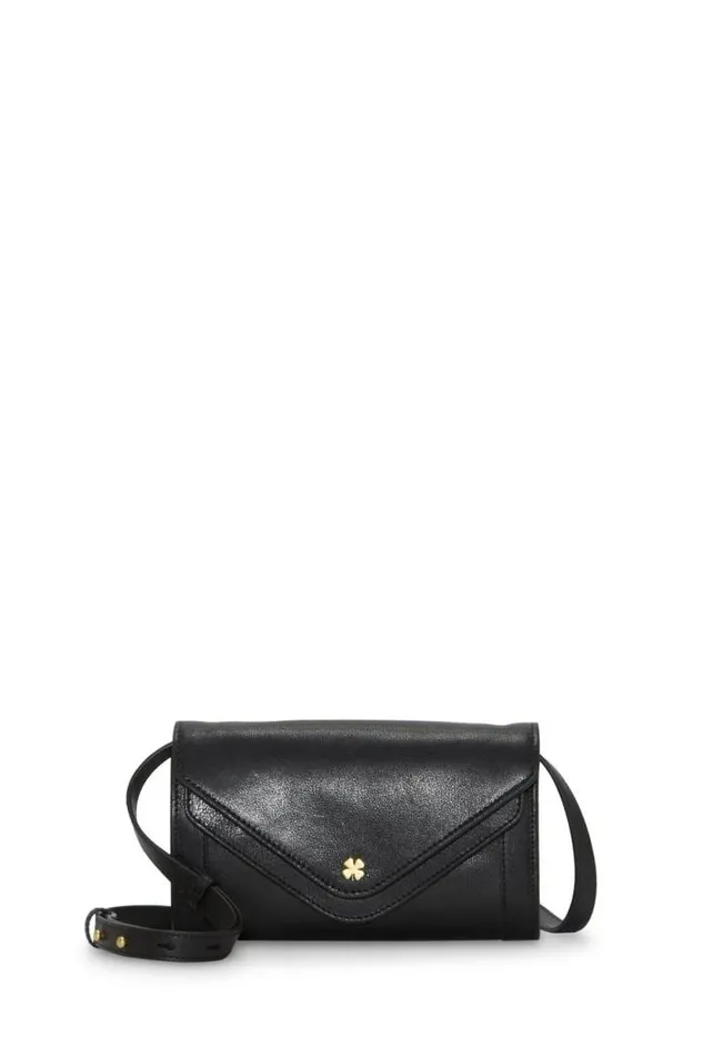 Lucky Brand Love Crossbody Wallet Black Women Handbags