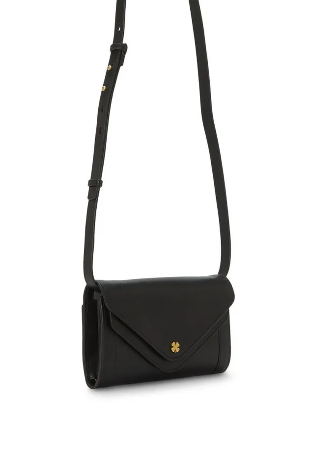 Lucky Brand Love Crossbody Wallet Black Women Handbags