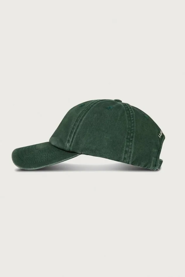 Lucky Brand Lucky Clover Baseball Hat Pine Green Men Hats