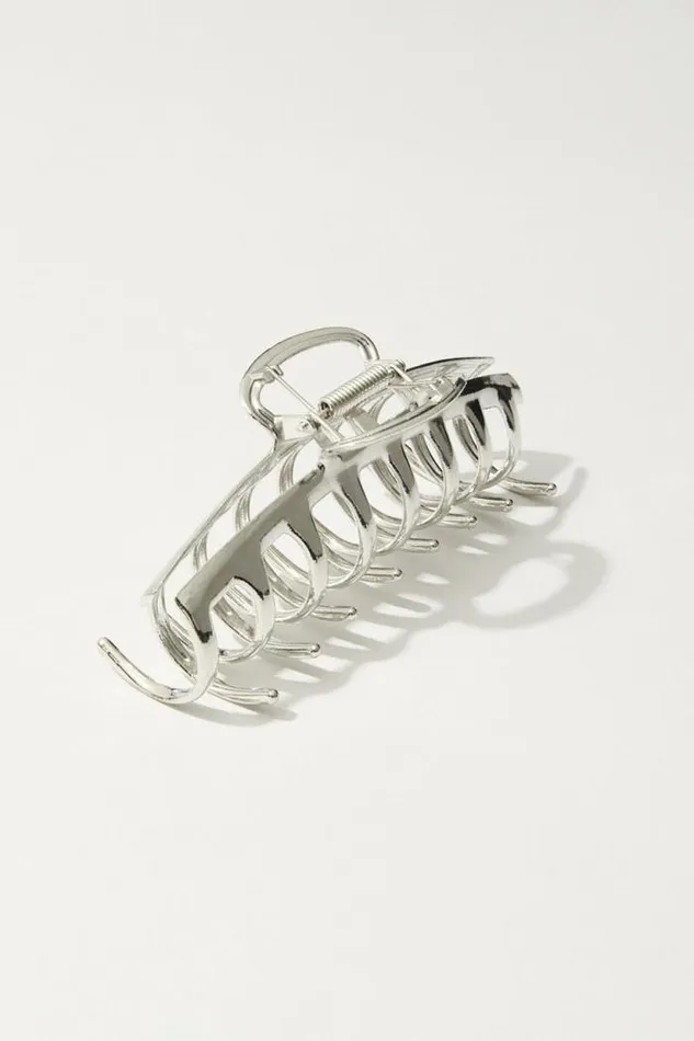 Lucky Brand Metal Claw Silver Women Hair Accessories Lucky Brand Metal Claw Silver Women Hair Accessories