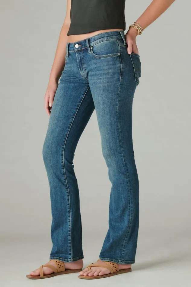 Lucky Brand Mid Rise Sweet Boot Ocean Road Women Jeans