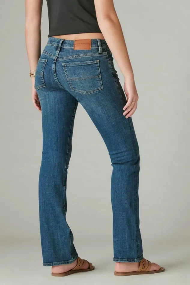 Lucky Brand Mid Rise Sweet Boot Ocean Road Women Jeans