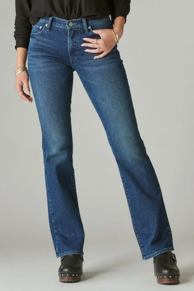 Lucky Brand Mid Rise Sweet Boot Trail Mix Women Jeans