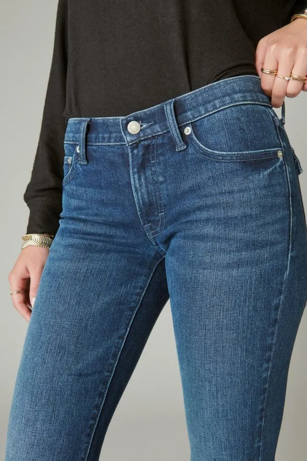 Lucky Brand Mid Rise Sweet Boot Trail Mix Women Jeans