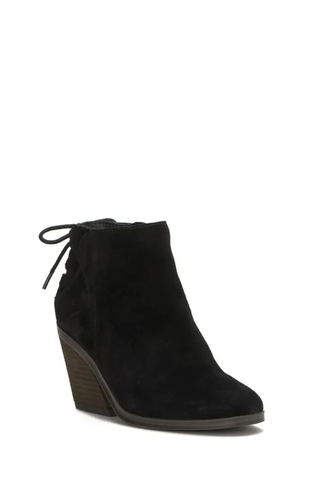 Lucky Brand Mikasi Lace Bootie Black Women Shoes