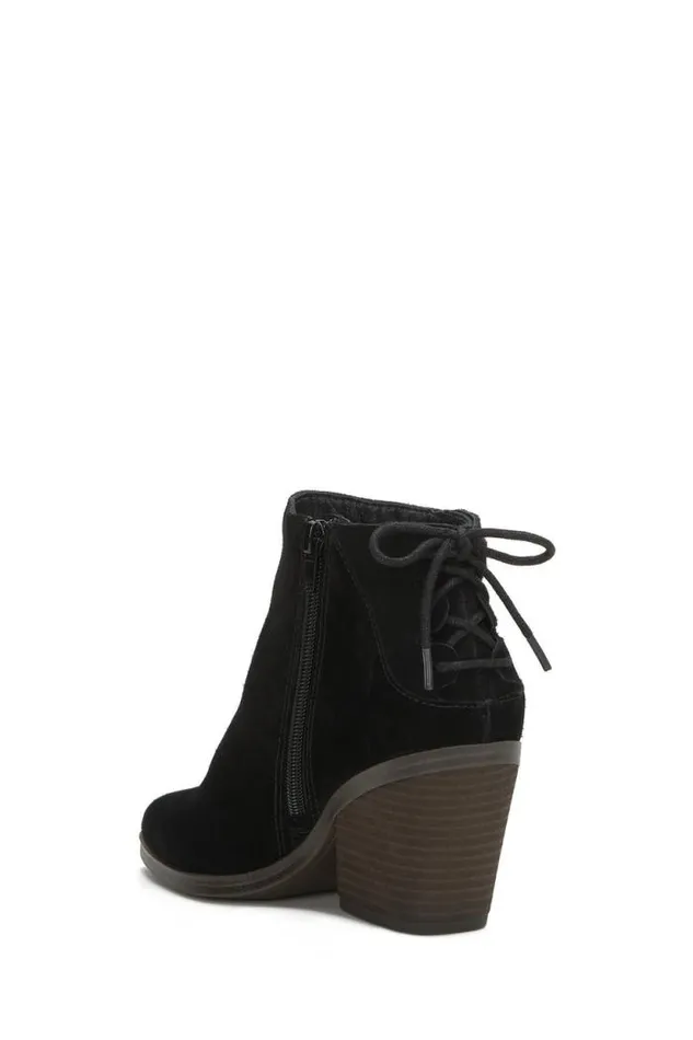 Lucky Brand Mikasi Lace Bootie Black Women Shoes
