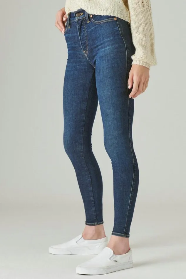 Lucky Brand Uni Fit High Rise Skinny Jean Inclusion Blue Women Jeans