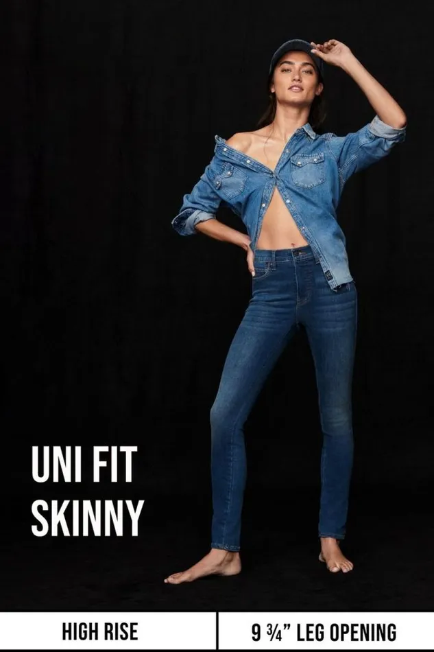 Lucky Brand Uni Fit High Rise Skinny Jean Inclusion Blue Women Jeans