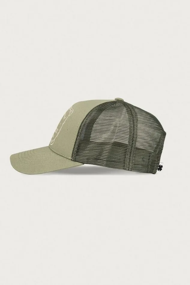 Lucky Brand Vintage Trucker Bright Green MenWomen Hats