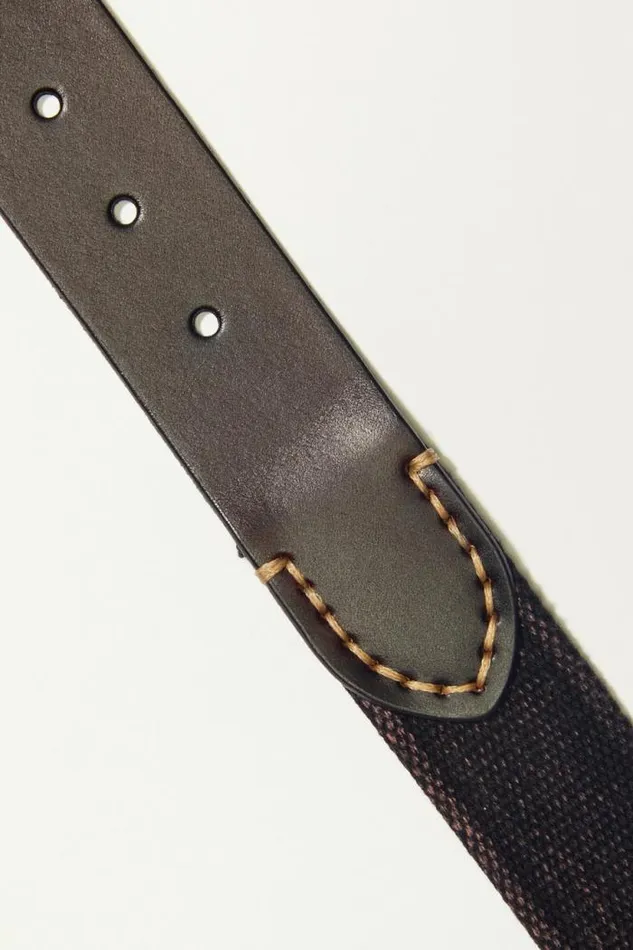Lucky Brand Washed Webbed Belt Black Men Belts Lucky Brand Washed Webbed Belt Black Men Belts