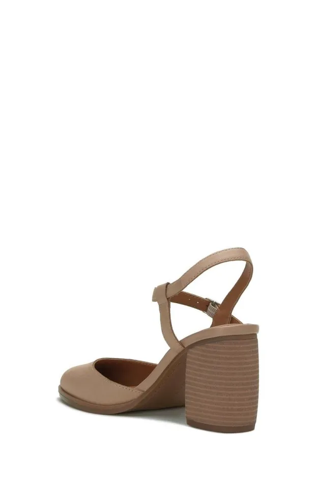 Lucky Brand Xarissa Mary Jane Heel Open Beigekhaki Women Shoes
