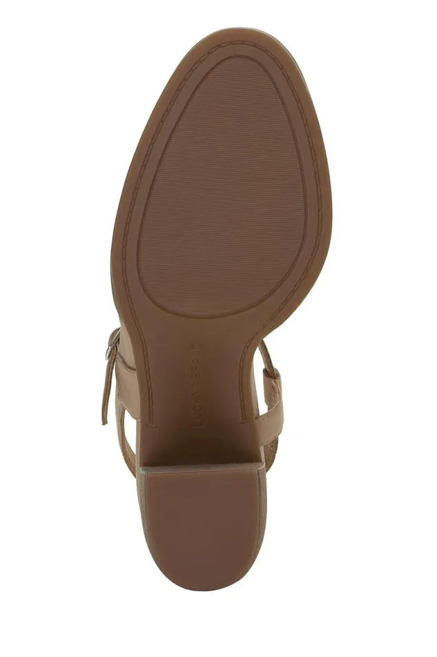 Lucky Brand Xarissa Mary Jane Heel Open Beigekhaki Women Shoes