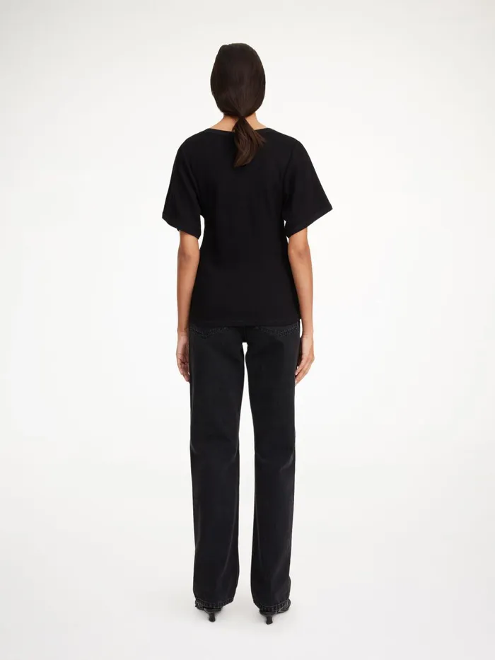 Lunai TShirt Black Women By Malene Birger Tops and Blouses