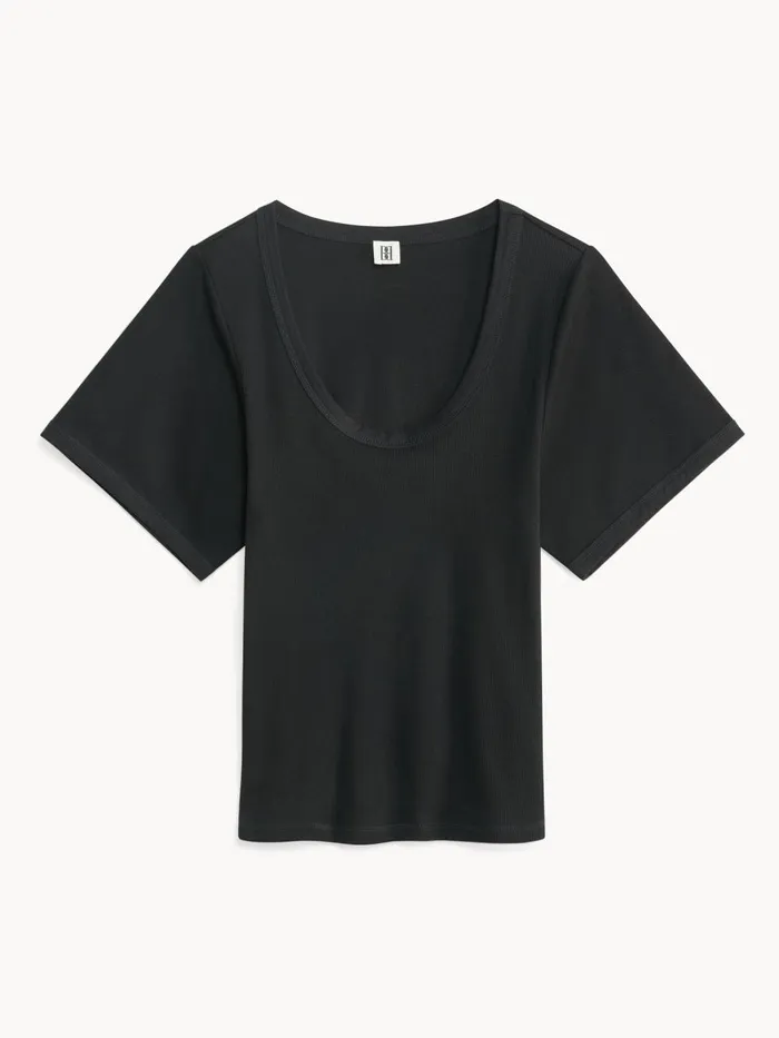 Lunai TShirt Black Women By Malene Birger Tops and Blouses