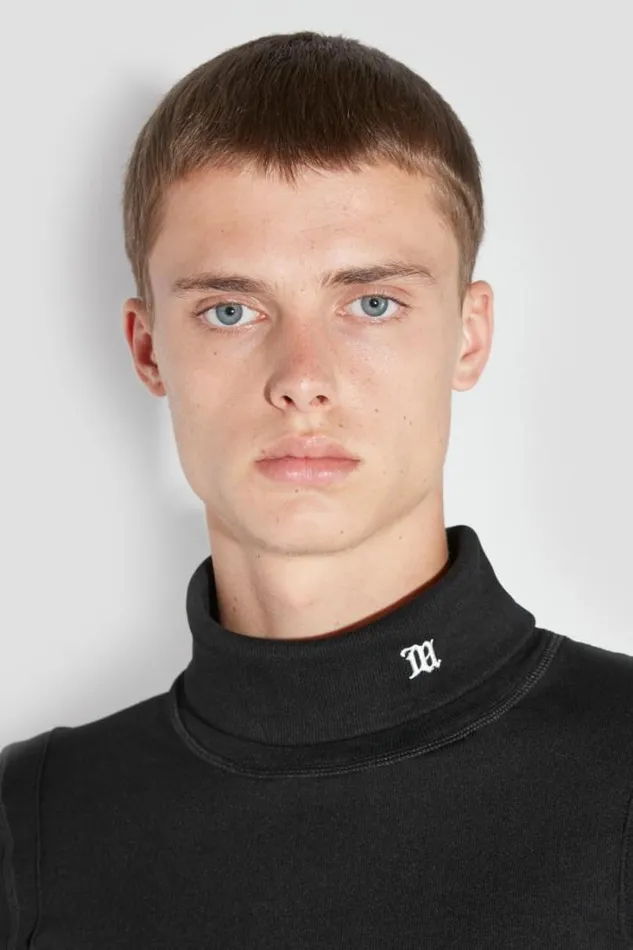 M Seamless Turtleneck Black Men MISBHV Knitwear