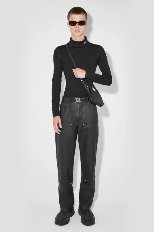 M Seamless Turtleneck Black Men MISBHV Knitwear