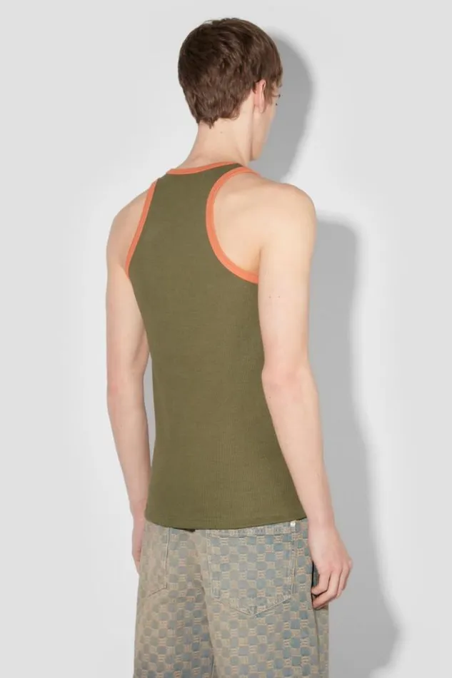 M Tank Top Green Orange Men MISBHV TShirts
