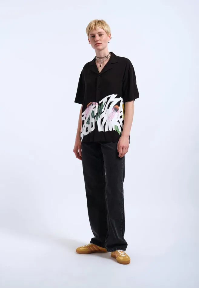 Madi Shirt 8211 Black Floral Times Black Floral Times Women Dr Denim Shirts