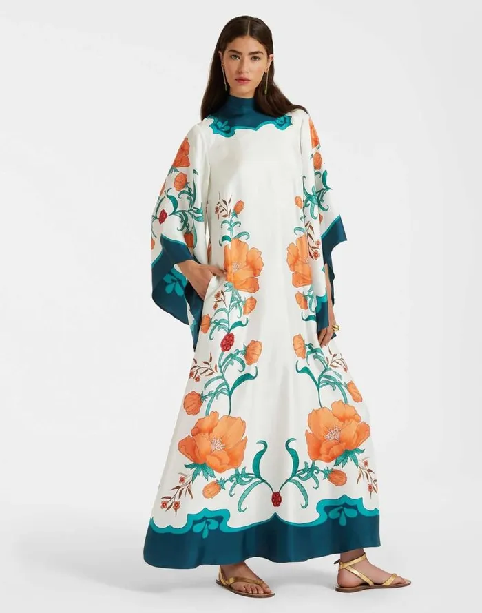 Magnifico Midi Dress Morpheus Place Orange Women La Double J Dresses