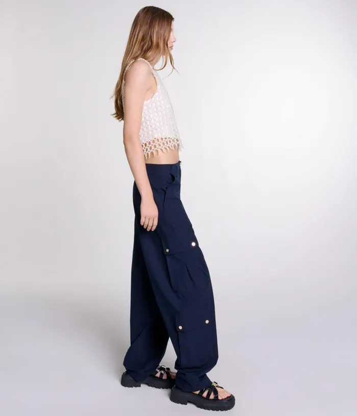 Maje Beaded Top Women Tops and Shirts