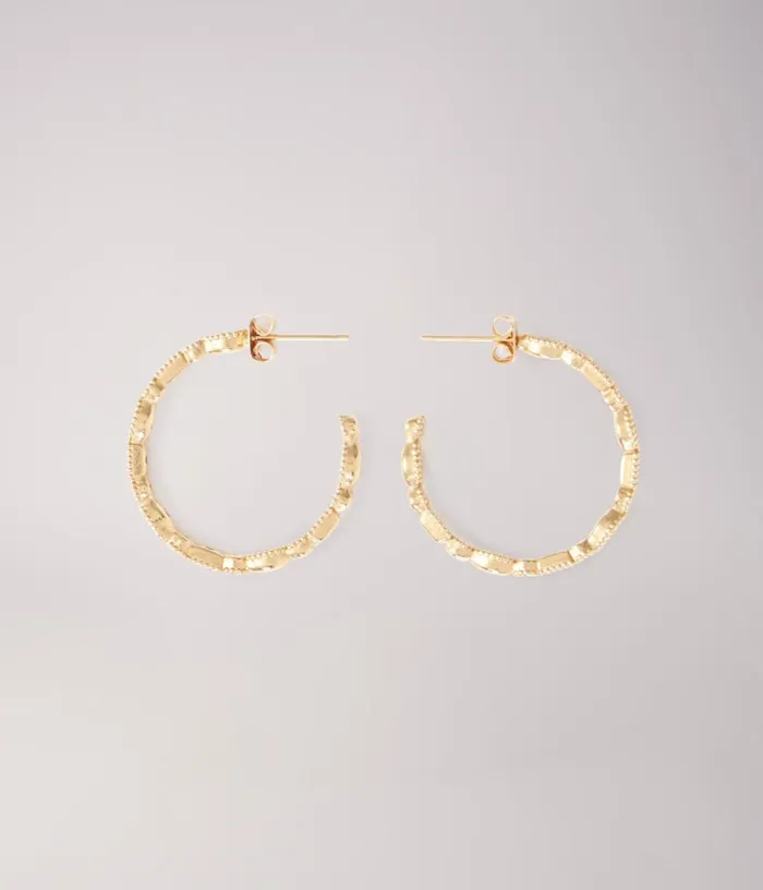 Maje Diamanteacuteembellished Large Hoop Earrings Women Jewelry