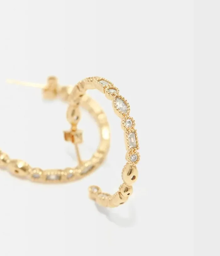 Maje Diamanteacuteembellished Large Hoop Earrings Women Jewelry Maje Diamanteacuteembellished Large Hoop Earrings Women Jewelry