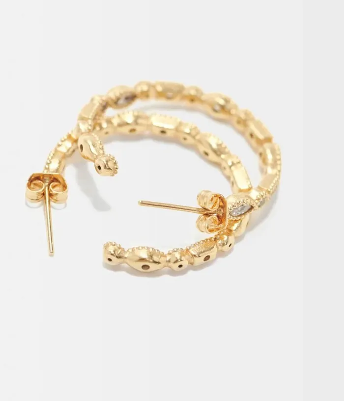 Maje Diamanteacuteembellished Large Hoop Earrings Women Jewelry Maje Diamanteacuteembellished Large Hoop Earrings Women Jewelry