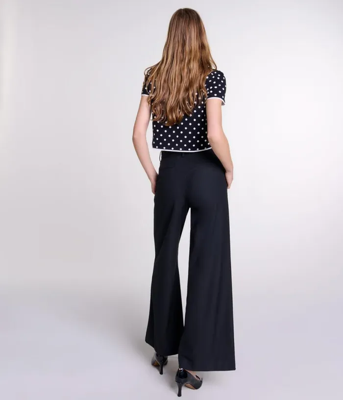 Maje Flared Trousers Women Pants and Jeans