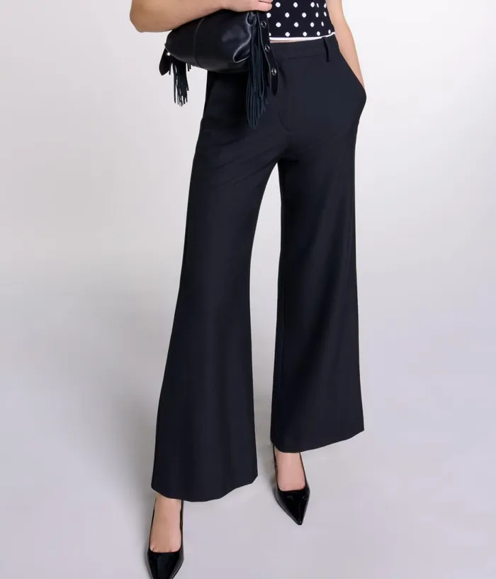 Maje Flared Trousers Women Pants and Jeans