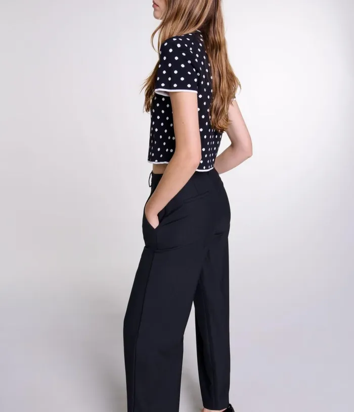 Maje Flared Trousers Women Pants and Jeans
