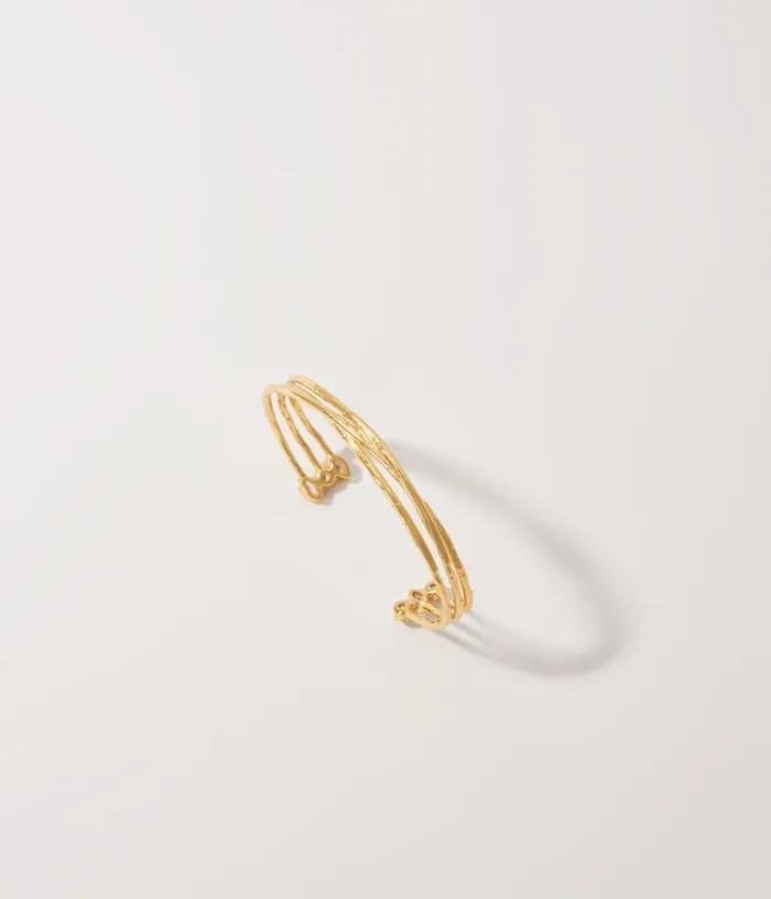 Maje Goldplated Recycled Brass Bracelet Women Jewelry