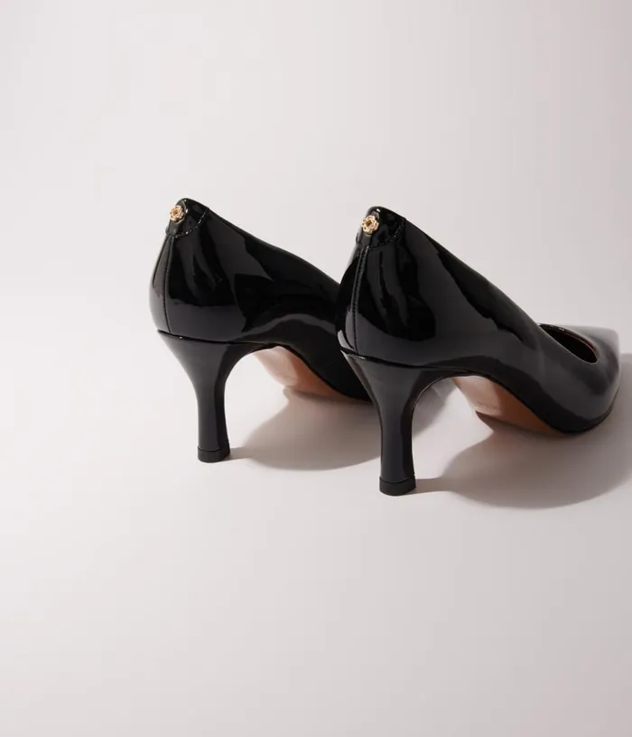 Maje Leather Pumps With Pointed Toes Women Kitten Heels
