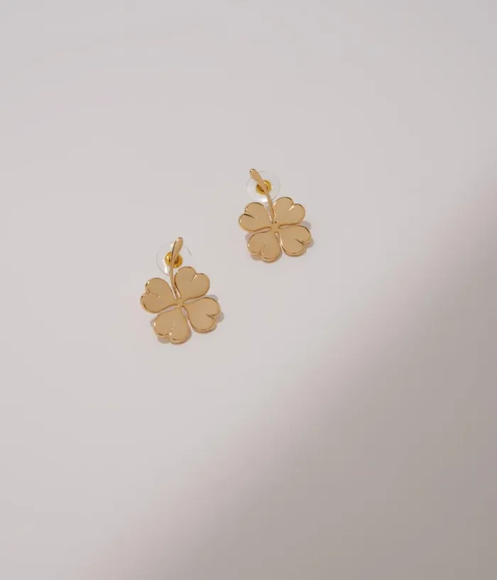 Maje Shamrock Earrings Women Jewelry