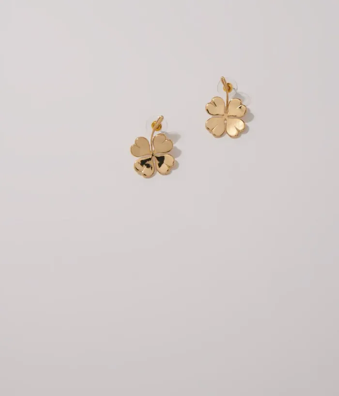 Maje Shamrock Earrings Women Jewelry