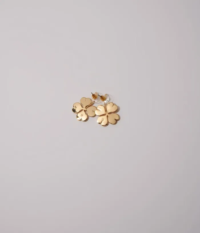 Maje Shamrock Earrings Women Jewelry