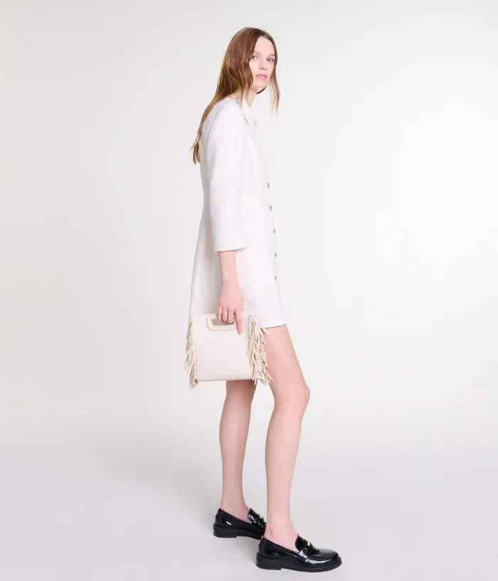 Maje Short Tweed Dress Women Dresses